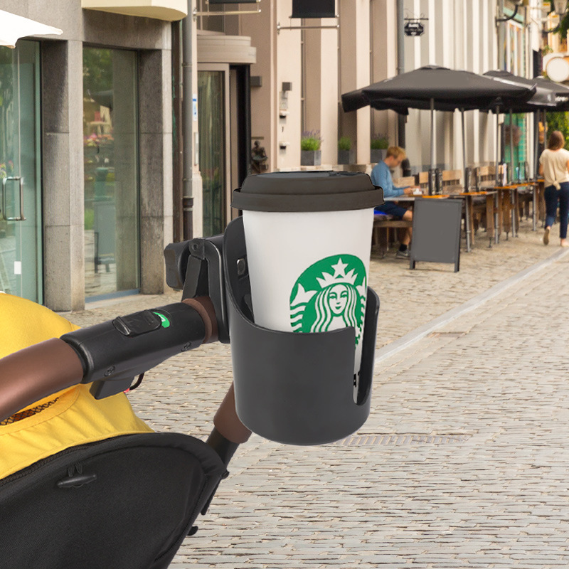 亚马逊婴儿车杯架推车通用奶瓶水杯架童车自行车滑板车饮料架杯托