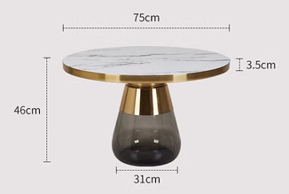 Champagne gold+smoke gray+white marble pattern