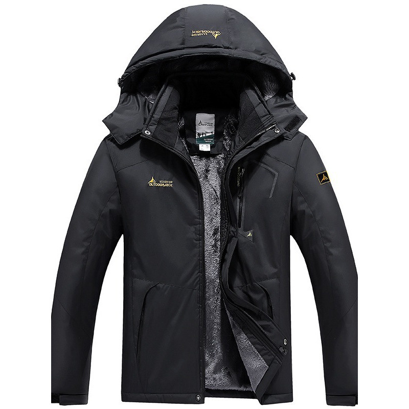 Transfronterizo al aire libre engrosado traje de asalto hombre otoño invierno militar a prueba de viento ventilado con cameludo al por mayor abrigo de montaña