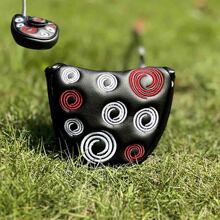 高尔夫球杆套新品ODYSSE圆圈半圆一字直条推杆套杆头球头保护帽套