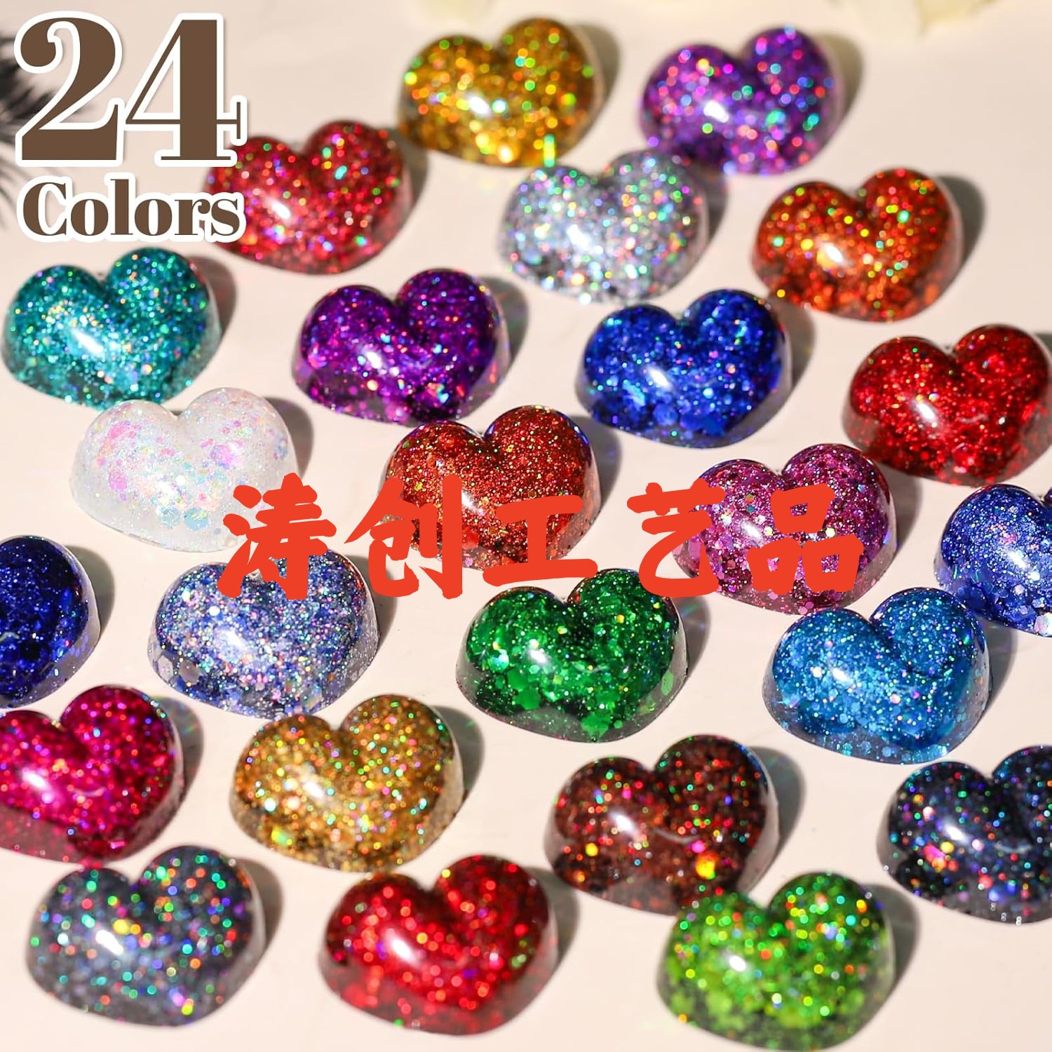 45 Bottles of 5g Bottled Glitter Powder, Nail Art Sequins, Laser Glitter, Handmade Nail Sequins, Mixed Wholesale