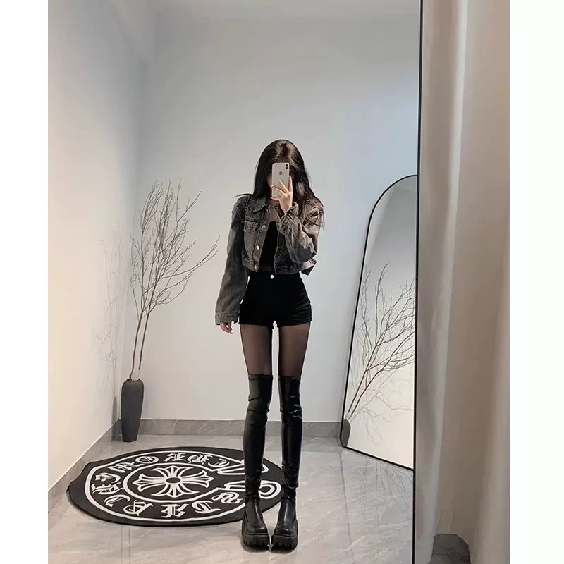 过膝长靴女法式高筒靴包腿弹力瘦瘦靴厚底皮靴骑士靴