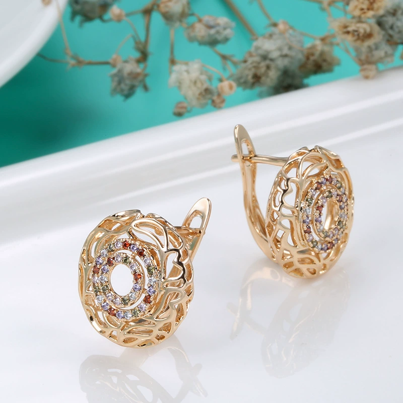 South Korean goods, earrings, elegant universal zirconium, accessory, micro incrustation