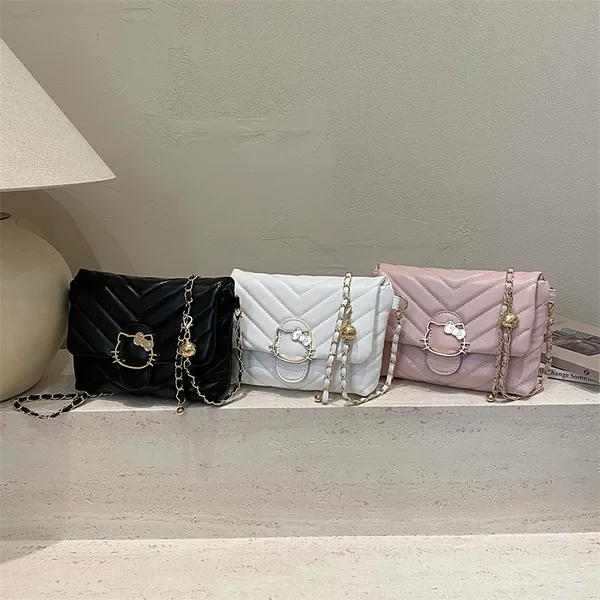 2026 New Model Foreign Trade Fashion Versatile Heart-Shaped Women's Bag High-Value Genuine Leather Chain Bag Shoulder Crossbody Bag