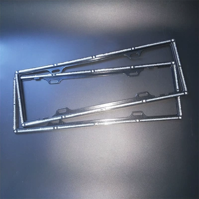 New zinc alloy license plate frame License plate holder/license plate holder - first-letter-black
