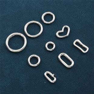S925���y���ɿ����r��diy�Ʒ�ֹ�����������β��B�ӿ����