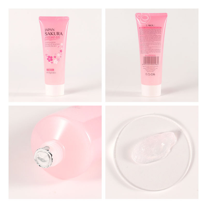 Cross-border LAIKOU Cherry Blossom 100g Body Exfoliating, Pore-cleansing, hydrating and moisturizing Skin care products Manufacturer wholesale undefined