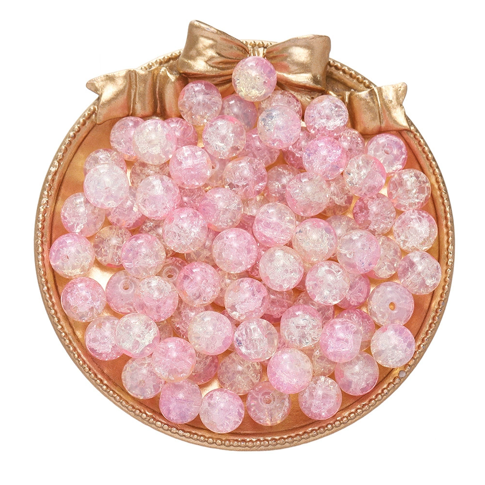 Beaded bracelet handmade round glass beads 10 mm, 1.8 mm hole, DIY 20 or 50 pcs