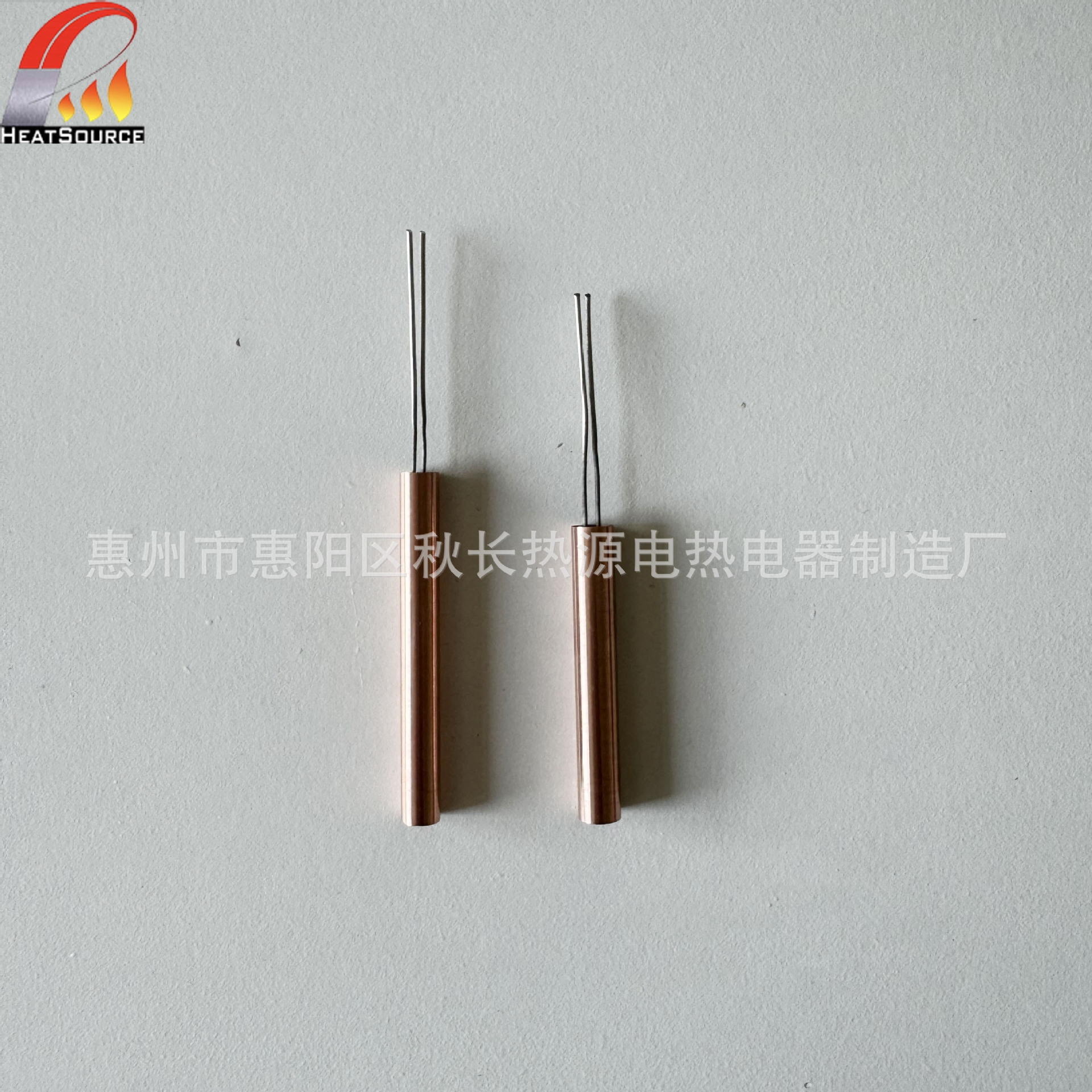 加工定制紫铜加热管 60V220V高功率单头铜发热管快速升温铜加热棒