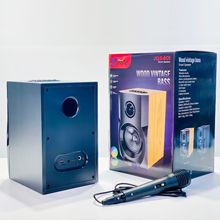 新款跨境电脑音响家庭影院重低音炮多媒体便携式广场舞K歌小音箱