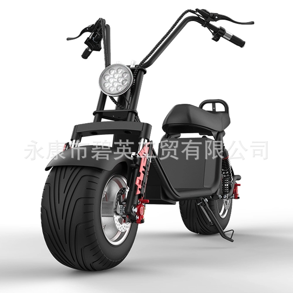 实力工厂生产哈雷电动滑板车锂电池宽胎雅玛虎