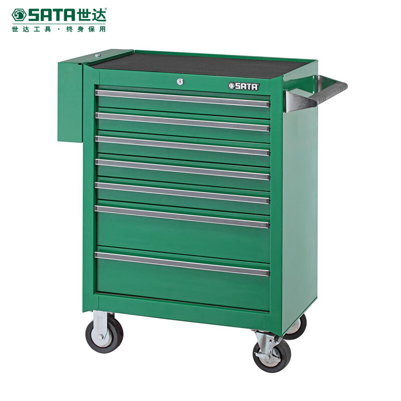 世达 95107七抽屉带轮工具车