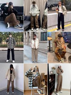 Men's Drapey Pants Summer 2025 New Sweatpants Large Size Loose Straight Wide-Leg Floor-Length Sports Casual Long Pants