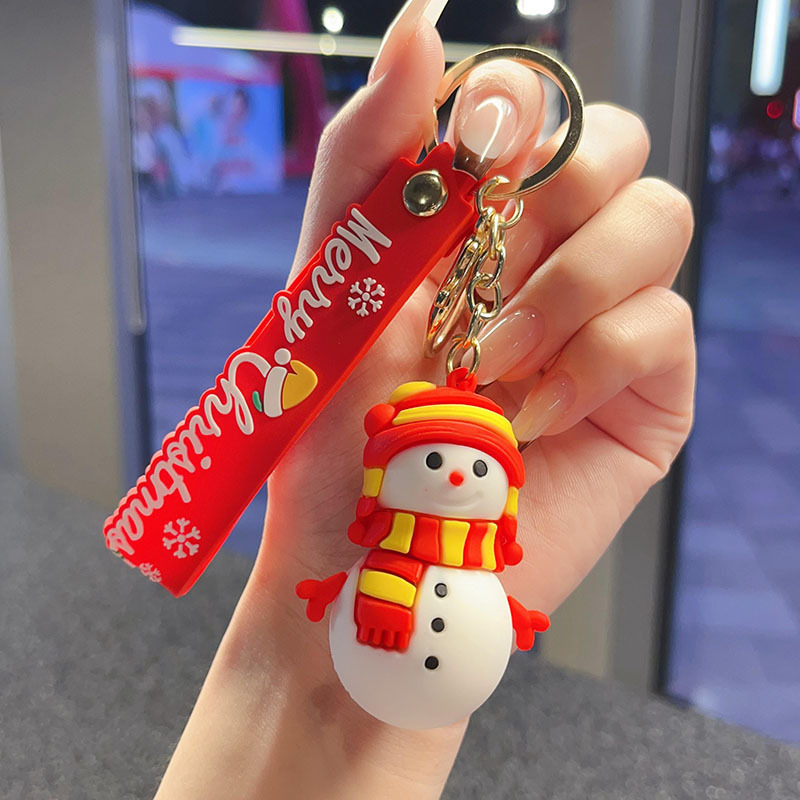 古典的なサンタクロースのキーホルダークロスボーダーストラップバッグアクセサリー自動車チェーン小商品カップル小プレゼント卸売り|undefined