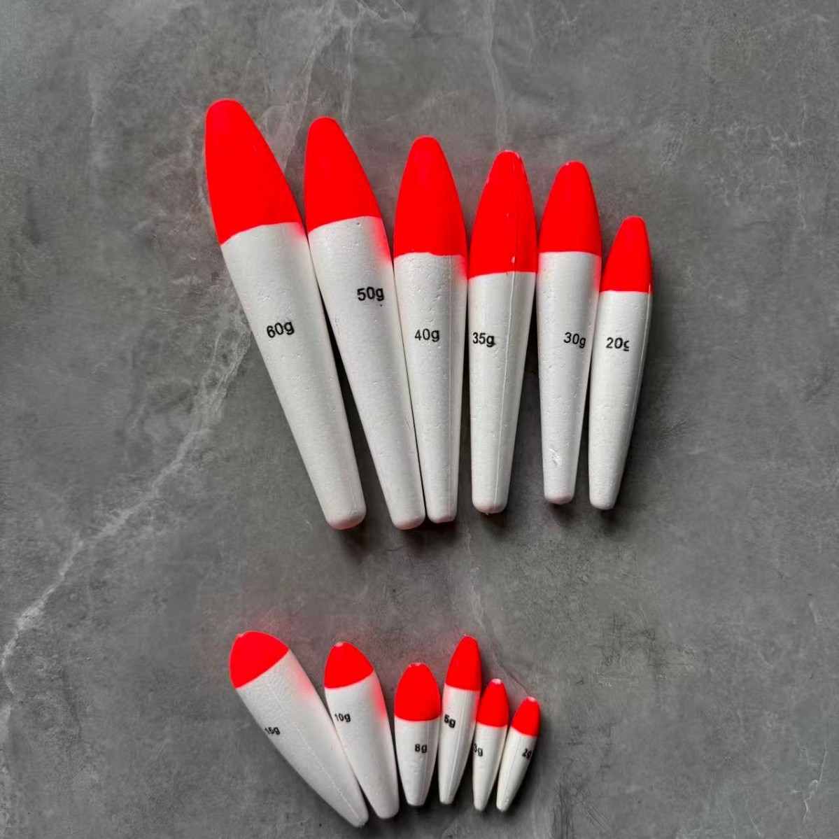 Red and White Foam Floats, Long-Distance Casting, Cross-Border Export, Eps Foam Floats, Sea Fishing Floats