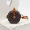 Semi-circle bag dark brown