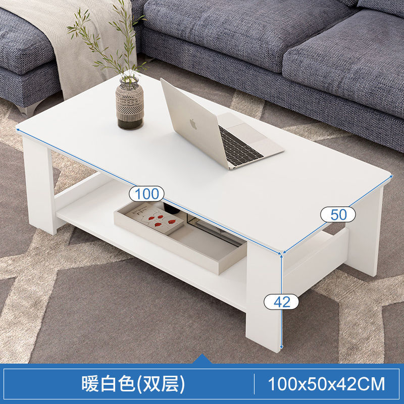 Mesa de té para el hogar, sala de estar, mesa de té simple, creativa moderna, tabla de piso, dormitorio de borde redondo, mesa de segundo piso