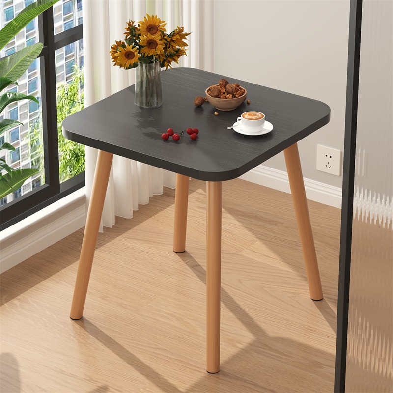 노블 블랙 [사각형 테이블 50*50 높이 70] 강화 버전