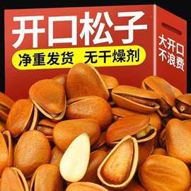 当季新货东北松子500g开口大红松子仁长白山坚果干果零食2025新货