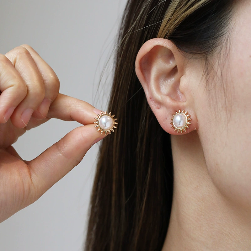 П fashionable серьги из жемчуга, европейский стиль