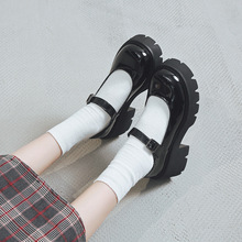 超元小皮鞋女2023春季新款高跟单鞋日系学院风玛丽珍鞋JK制服鞋女