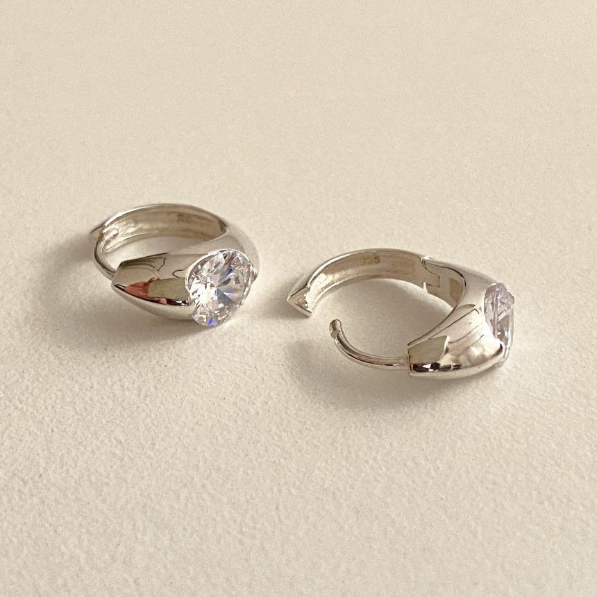 2g Weight 925 Sterling Silver Ear Needle Material 18K Gold Plated Plating Material Zircon Inlay Material Earrings Classification 1 Pair Quantity Daily Occasion 925 Sterling Silver Material Oval Pattern All Seasons Season Women's Gender Inlay Design Simple Style Style 1 Pair 18K Gold Plated 925 Sterling Silver Zircon 925 Sterling Silver Earrings Oval Earrings 12