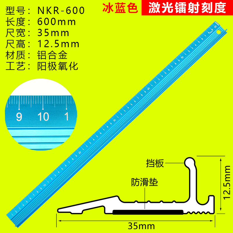 60cm [레이저 스케일] 아이스 블루