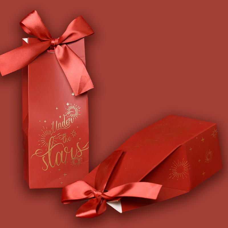 Caramelo pequeño lote verde caja de dulces frescos boda mano pequeña caja de regalo caramelo translúcido pequeña bolsa de regalo