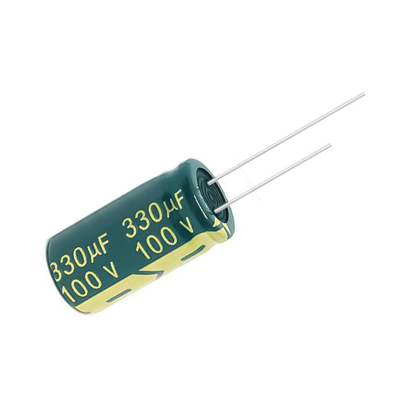 Manufacturer of 100V330UF high-frequency low-resistance aluminum electrolytic capacitors 13*25mm 330UF/100V