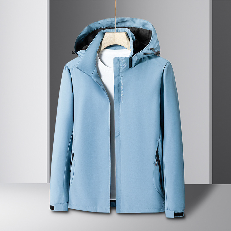 Chaqueta deportiva para hombres 2024 primavera nueva moda casual vestir impermeable chaqueta al aire libre ropa de hombre image 12