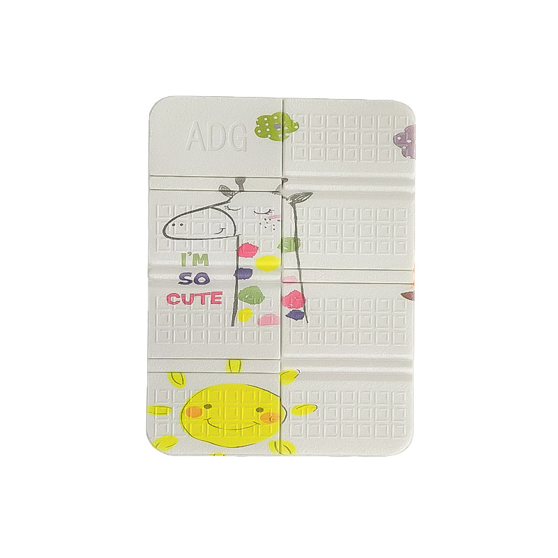 Alfombra plegable para exteriores a prueba de humedad para picnic y camping, cojín de espuma para los glúteos, cojín de asiento individual impermeable para exteriores con dibujos animados para festivales de música