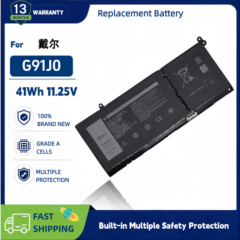 Brand new battery suitable for Dell Inspiron 15 3515 3511 3520 5410 2-in-1 G91J0