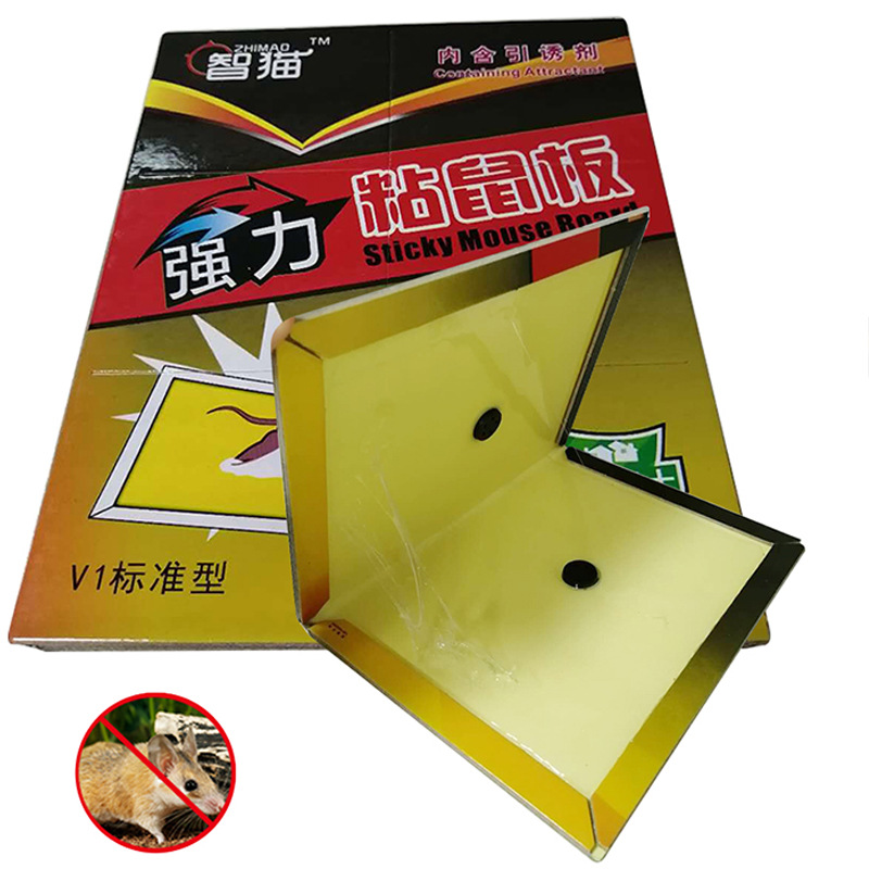 无毒环保粘鼠板专业强力胶水陷阱诱饵捕鼠器灭鼠胶粘板