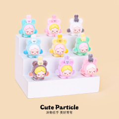 女の子向けのキュートなウサギのぬいぐるみ、デスクトップデコレーション、小さな装飾品、ライブ配信、ブラインドバッグ、トレンディな可愛いペット
