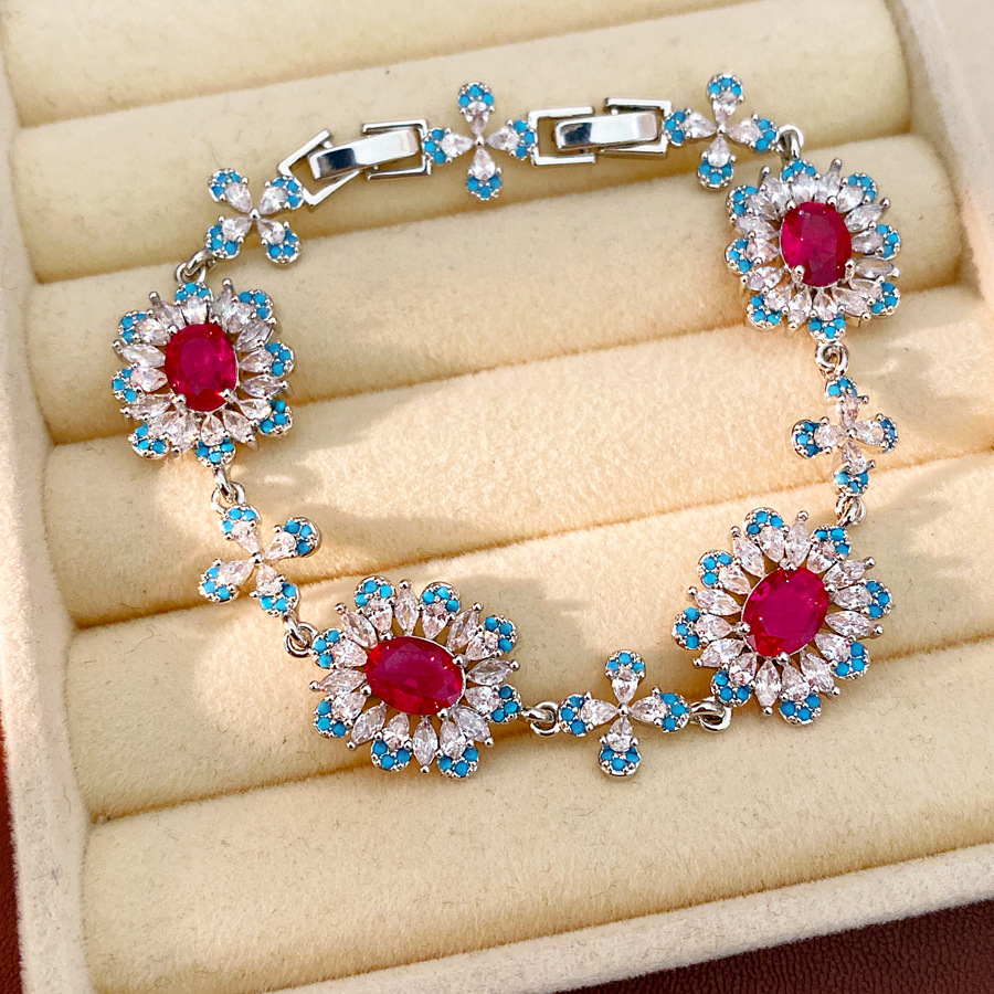 Medieval vintage zircon collar de flores lavanda lujo ligero nicho clavícula retro conjunto de joyas exquisitas