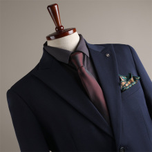 英伦西服套装高品质纯色西式商务正装西装两粒扣男士三件套新郎