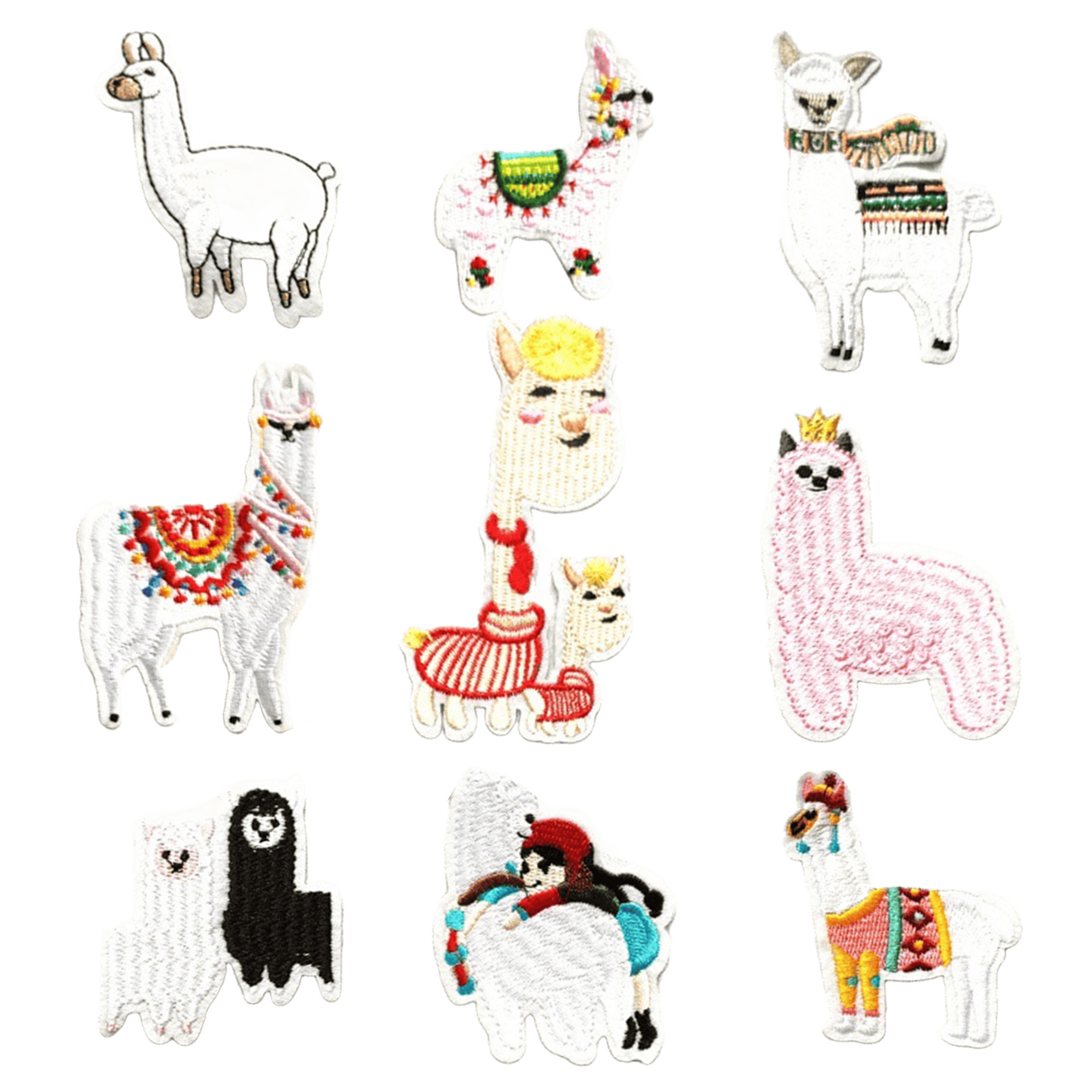 动物刺绣衣服贴补丁贴烫布贴时尚百搭牛仔裤diy修补破洞背胶