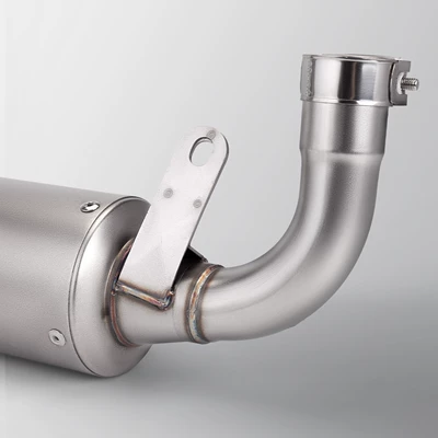 drum removal middle section 21-23 – Motorcycle exhaust pipe