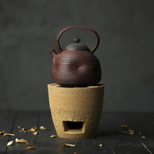 晴先生上新景德镇柴烧落灰手作煮茶炉手工炭火炉陶瓷煮茶壶酒精炉