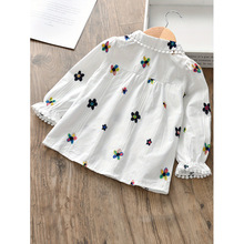 Y 37596 Girls floral princess long sleeve shirt Ůͯ�黨����