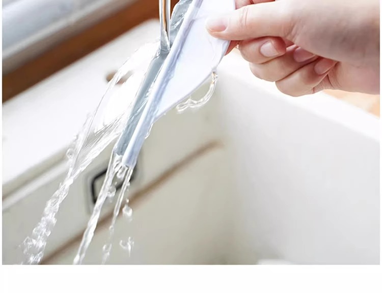 Mini Countertop Squeegee For Bathroom Sinks, Silicone Wiper Tool_voghion.com