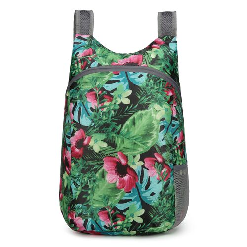 Folding Backpack for Men and Women, Super Lightweight Outdoor Sports Bag, Cross-Border Skin Bag, Foldable and Customizable Printing, Convenient Travel Dual-Shoulder Bag