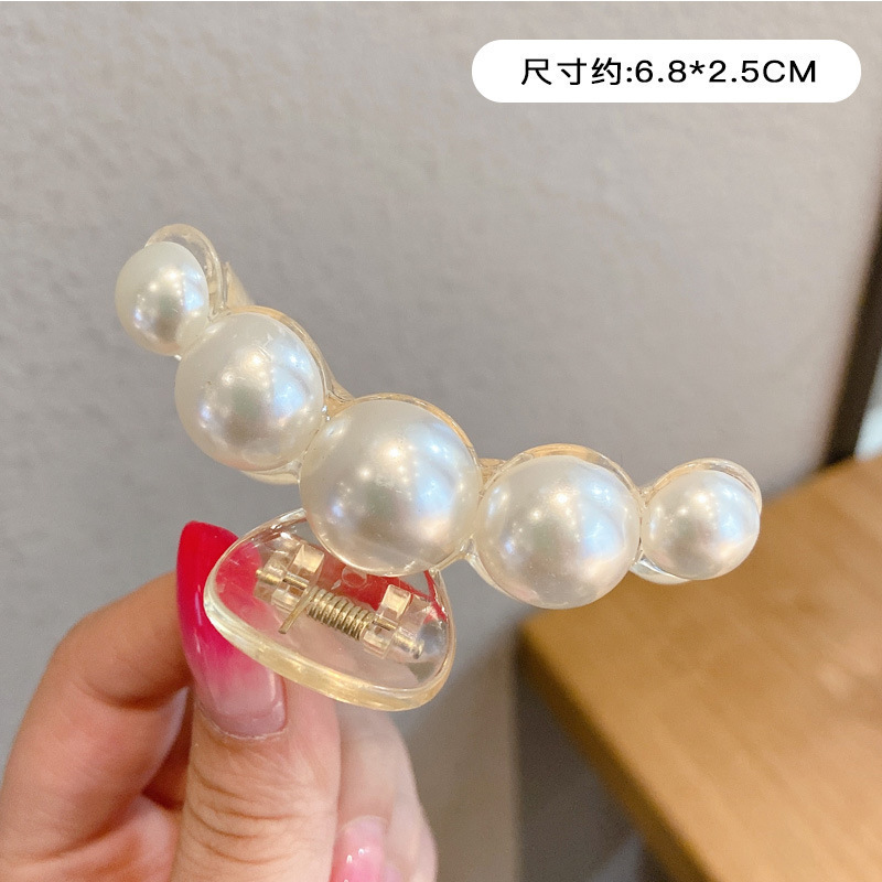 韓国風シャーククリップ、女性用の大きめのシンプルで多用途なヘアクリップ、ネットセレブのヘアアクセサリー、入浴用の後頭部のヘアクリップ|undefined