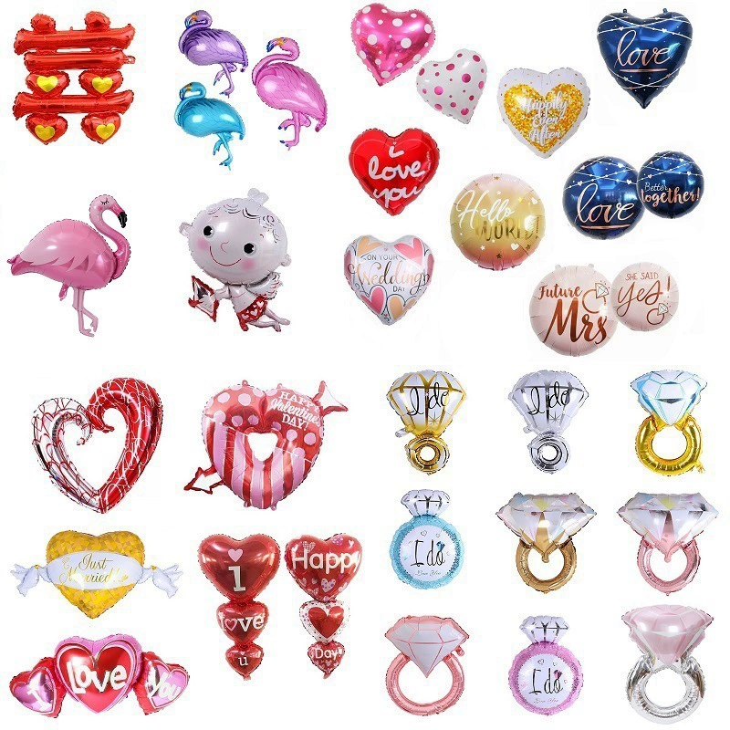 Китайские фейерверки Hi Fire Birds Cupid LOVE, крючки в форме сердца, нитки с подвесками, кольцо с кристаллом IDO, садные шарики для свадьбы и украшения любви