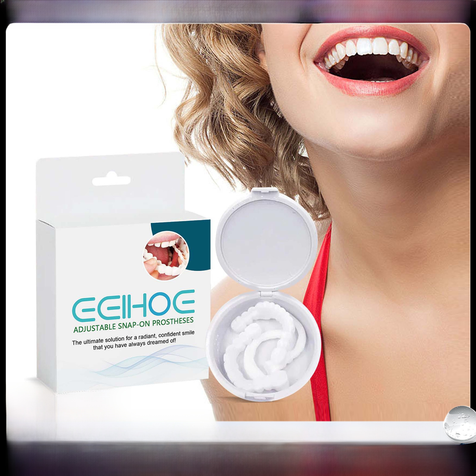 EELHOE adjustable snap-on denture modification tooth joint repair braces correction tooth denture kit