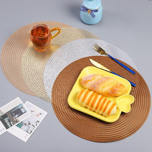 PVC meal cushion wheat ears hollow thermal pads creative table cushion ins luentially decorative cushion