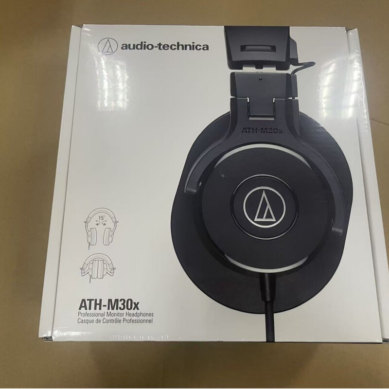 Audio-Technica/Ath-M30X Professional Recording and Monitoring Music Headphones