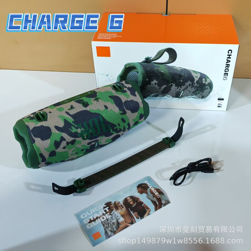 外国貿易向けクロスボーダーCHARGE6トップグレード衝撃波ワイヤレススピーカー高音質防水屋外スピーカーポータブル|undefined