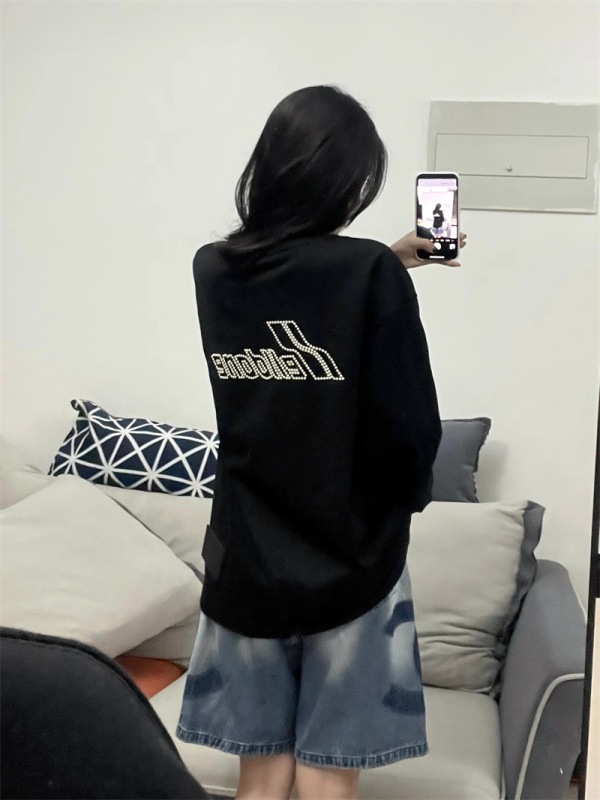 25ss潮牌爆款高版本新款WE11印花LOGO合集男女宽松休闲百搭长袖|undefined