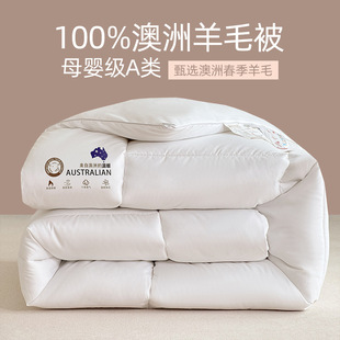 Class A Australian wool quilt rainproof cloth cashmere quilt winter quilt thickened autumn and winter quilt single double student dormitory